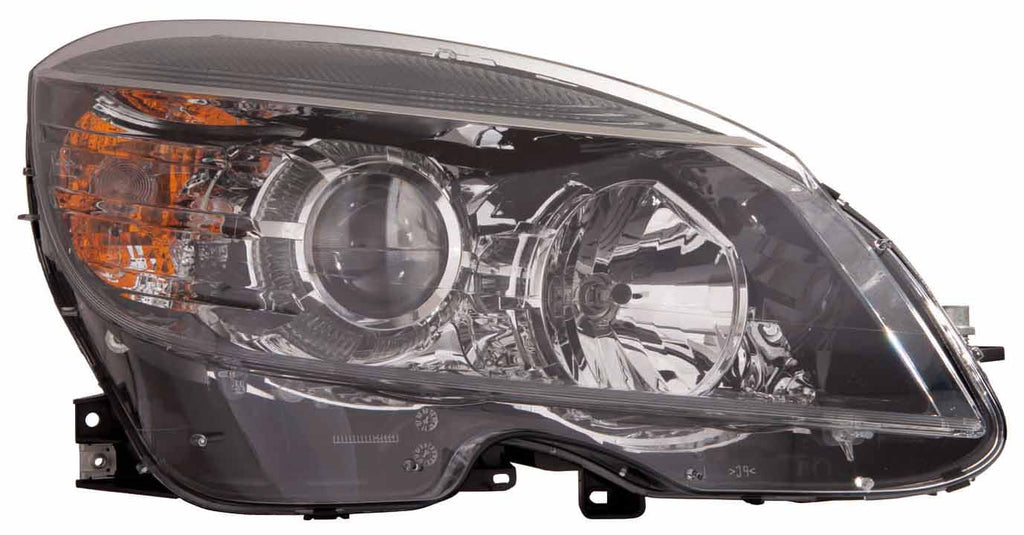 HEAD LAMP RH HALOGEN BLACK HOUSING HQ