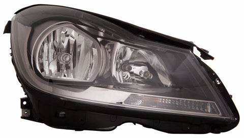 HEAD LAMP RH HALOGEN BLACK HOUSING CPE W/O CORNERING LAMP HQ