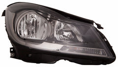 HEAD LAMP RH HALOGEN BLACK HOUSING CPE W/O CORNERING LAMP HQ