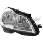 HEAD LAMP RH HALOGEN CHROME HOUSING SDN W/O CORNERING LAMP CAPA — photo 2