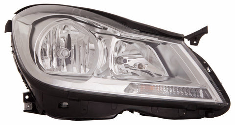 HEAD LAMP RH HALOGEN CHROME HOUSING SDN W/O CORNERING LAMP HQ