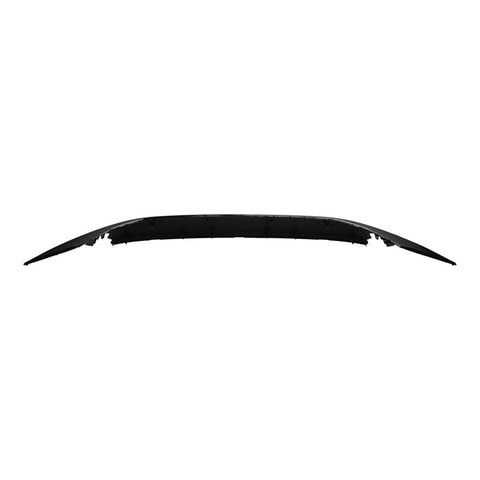 BUMPER FR CENTER BRIGHT BLACK CAPA