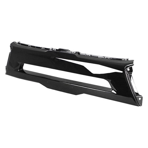 BUMPER FR CENTER BLACK FINISH CAPA