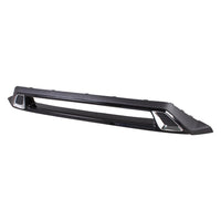 BUMPER TRIM FR PARTIALLY PTD BLACK W/CHROME MOLDING
