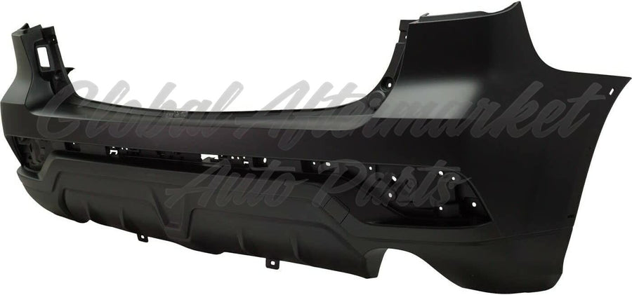BUMPER RR PRIMED W/TEXTURED LOWER W/TOW HOOK COVER