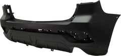BUMPER RR PRIMED W/TEXTURED LOWER W/TOW HOOK COVER