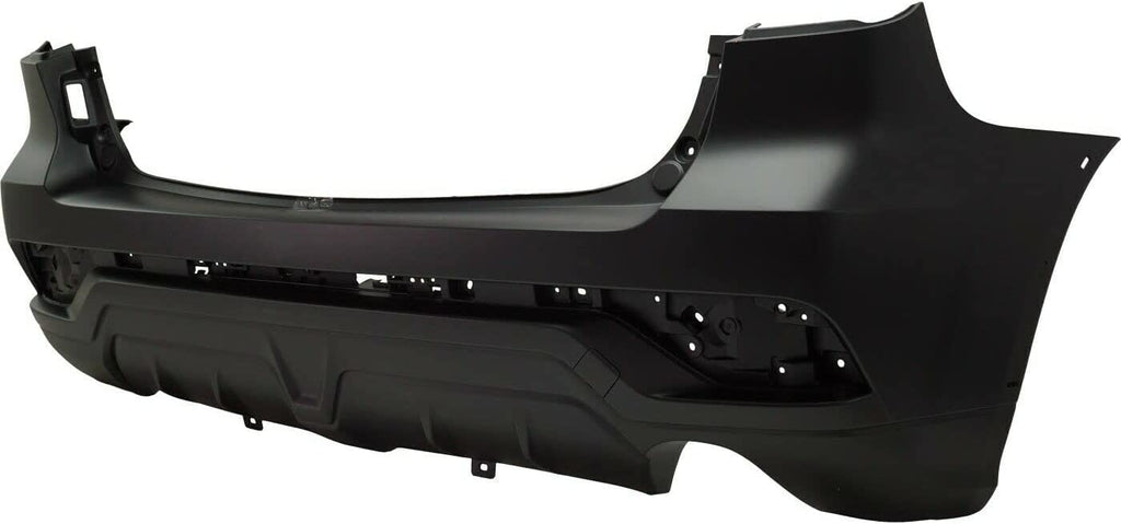 BUMPER RR PRIMED W/TEXTURED LOWER W/TOW HOOK COVER