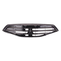 GRILLE SMOKED BLACK/SILVER BLACK
