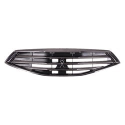 GRILLE SMOKED BLACK/SILVER BLACK