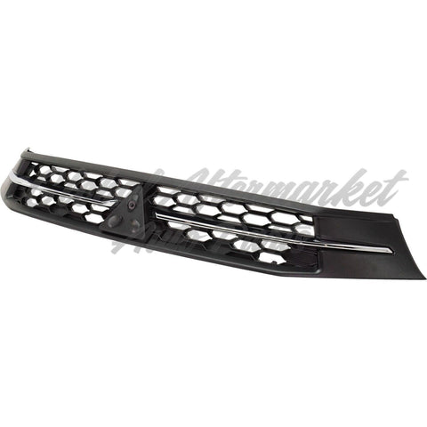 GRILLE MATTE BLACK W/CHROME MOULDING