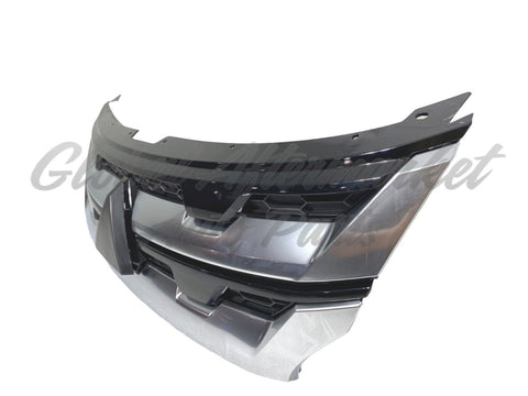 GRILLE FR SILVER/BLACK W/O EMBLEM