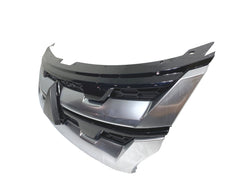 GRILLE FR SILVER/BLACK W/O EMBLEM
