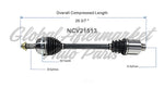 C V AXLE LH 80-1014 — photo 4