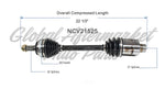 C V AXLE LH 80-1028 — photo 5