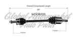 C V AXLE LH 4CYL 80-3237 — photo 5