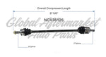 C V AXLE RH 4CYL 80-3238 — photo 5