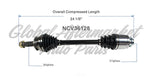 C V AXLE RH V6 80-3242 — photo 5