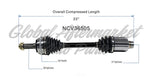 C V AXLE LH MT 80-3167 — photo 5