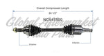 C V AXLE LH 4CYL 2.0L — photo 5