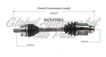 C V AXLE LH 4CYL 2.3L — photo 5