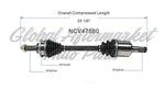 C V AXLE LH V6 3.0L MT — photo 5