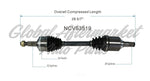 C V AXLE LH 80-4557 — photo 5