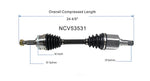 C V AXLE LH 80-4599 — photo 5