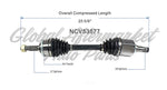 C V AXLE LH 4CYL 2.5L — photo 5