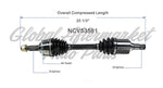 C V AXLE LH V6 3.5L — photo 5