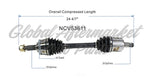 C V AXLE LH V6 3.5L — photo 5
