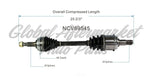 C V AXLE LH V6 80-6172 — photo 5