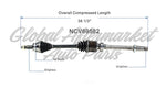 CV AXLE ASSEMBLY RH V6 FWD — photo 5