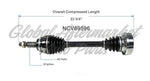 C V AXLE RH V6 3.0L FWD — photo 5