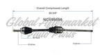 C V AXLE RH V6/4CYL AWD — photo 5