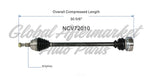 C V AXLE RH MT V6 2.8L — photo 5
