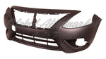 BUMPER FR PRIMED W/O CHROME MOULDING PTM CAPA — photo 1