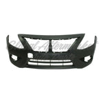 BUMPER FR PRIMED W/O CHROME MOULDING PTM CAPA — photo 2