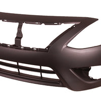 BUMPER FR PRIMED W/O CHROME MOULDING PTM CAPA