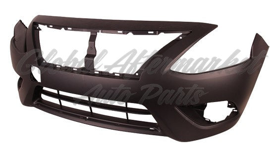 BUMPER FR PRIMED W/CHROME MOULDING PTM