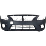 BUMPER FR PRIMED W/CHROME MOULDING PTM CAPA — photo 2