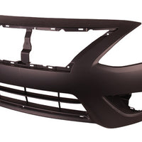 BUMPER FR PRIMED W/CHROME MOULDING PTM CAPA