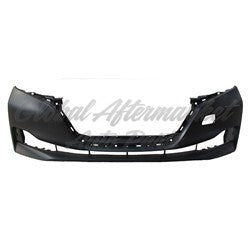 NISSAN LEAF 2018 BUMPER FR PRIMED W/LOWER VALANCE HOLE FOR S/SV/SL W/PLUS MODELS CAPA