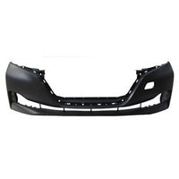 NISSAN LEAF 2018 BUMPER FR PRIMED W/LOWER VALANCE HOLE FOR S/SV/SL W/PLUS MODELS CAPA