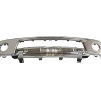 BUMPER FACE BAR FR CHROME WITH FOG LAMP HOLE W/O OFF ROAD STEEL