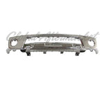 BUMPER FACE BAR FR CHROME W/FOG LAMP HOLE STEEL — photo 1