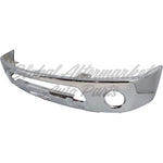 BUMPER FACE BAR FR CHROME W/FOG LAMP HOLE STEEL — photo 3