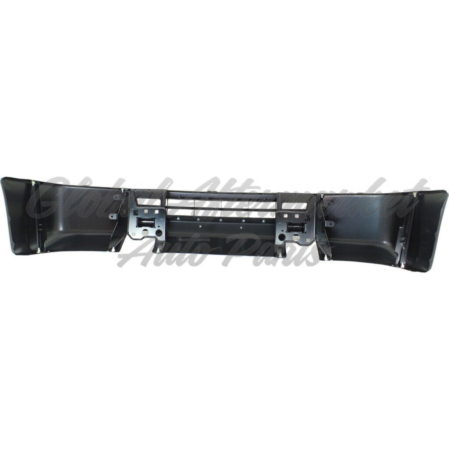 BUMPER FACE BAR FR BLACK W/O FOG LAMPS STEEL
