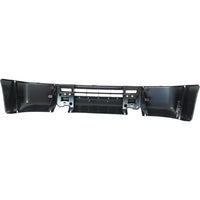 BUMPER FACE BAR FR BLACK W/O FOG LAMPS STEEL