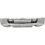 BUMPER FACE BAR FR CHROME W/O FOG LAMPS STEEL — photo 1