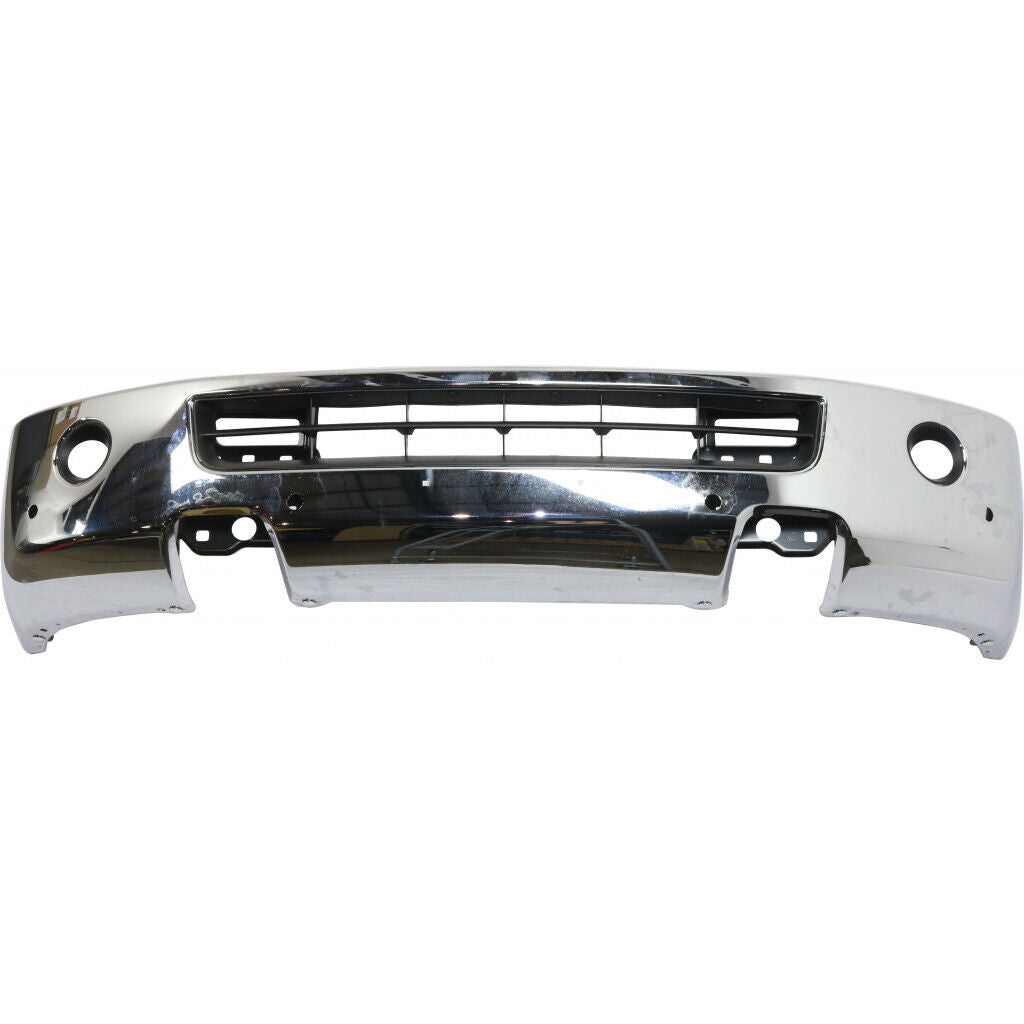 BUMPER FACE BAR FR CHROME W/FOG LAMPS